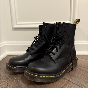 Dr. Martens Black Leather Boots